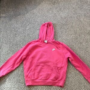 Nike Fuchsia Men's Club Pullover Fleece Hoodie Size Medium